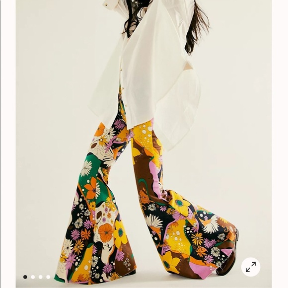 Free People Denim - Free people Just float on by jeans in Psychedelic combo size 6